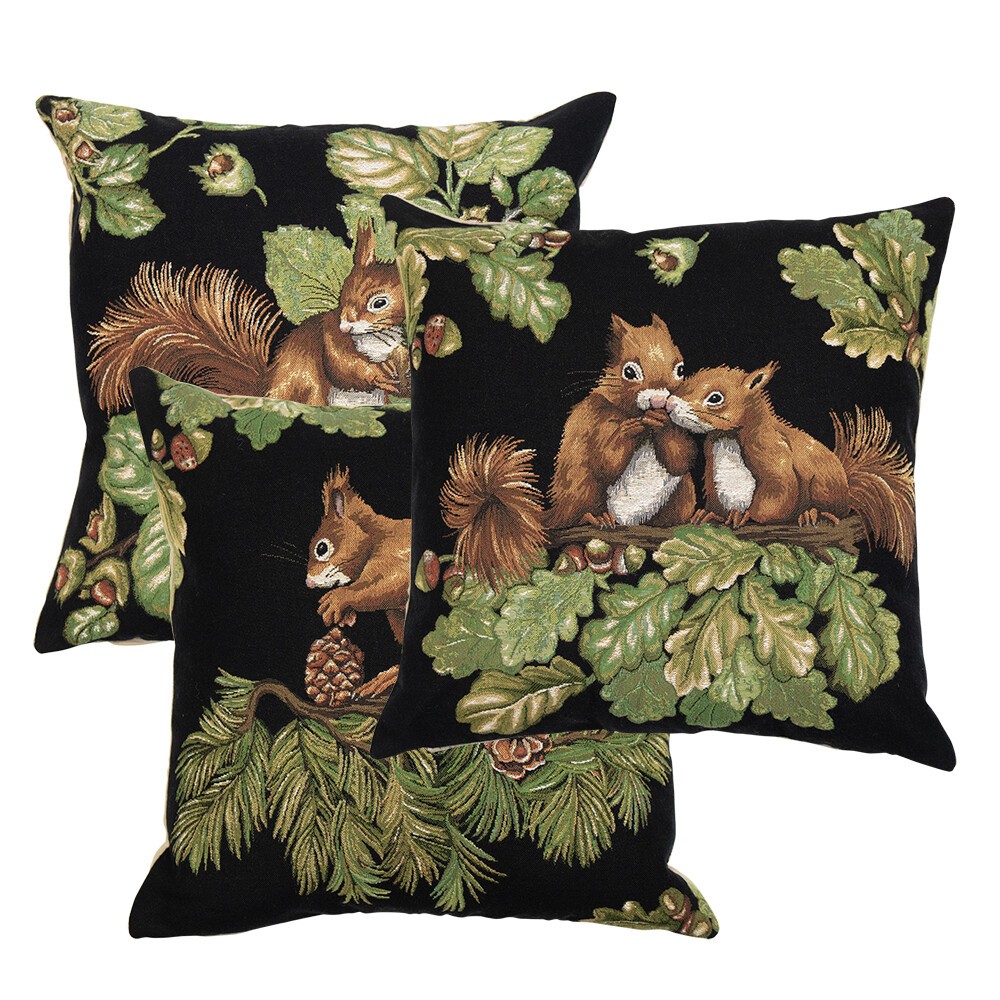 Gobelínový polštář s veverkami a žaludy Gobelin Squirrel Acorn - 45*45*16cm Mars & More Gobelínový polštář s veverkami a žaludy Gobelin Squirrel Acorn - 45*45*16cm Mars & More