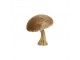 Sametová dekorace béžová houba Mushroom - 10*10*10cm Mars & More 