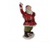 Vánoční dekorace Socha Santa s pytlem a holubicí - 13*10*23 cm Clayre & Eef