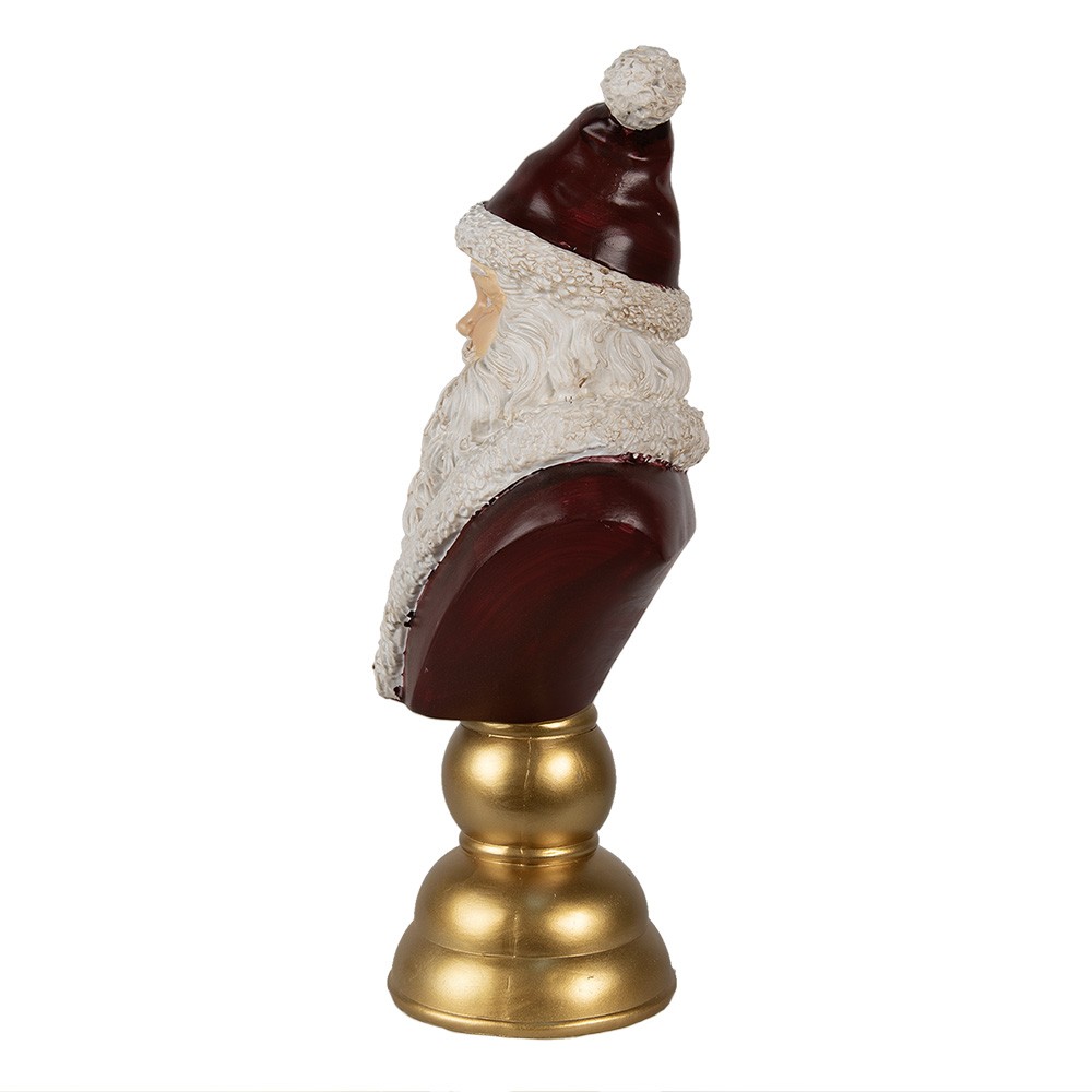 Vánoční dekorace busta Santa - 19*15*40 cm Clayre & Eef Vánoční dekorace busta Santa - 19*15*40 cm Clayre & Eef