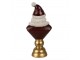 Vánoční dekorace busta Santa - 19*15*40 cm Clayre & Eef