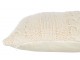 Béžový pletený polštář s výplní Twist - 45*10*45cm J-Line by Jolipa