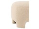Přírodně krémový puf Ally Knitted - 55*41*37cm J-Line by Jolipa