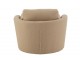 Béžové kulaté křeslo Swivel Beige - 98*107*88cm J-Line by Jolipa