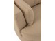 Béžové kulaté křeslo Swivel Beige - 98*107*88cm J-Line by Jolipa