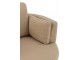 Béžové kulaté křeslo Swivel Beige - 98*107*88cm J-Line by Jolipa