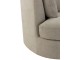 Šedé kulaté křeslo Swivel Grey - 98*107*88cm J-Line by Jolipa