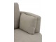 Šedé kulaté křeslo Swivel Grey - 98*107*88cm J-Line by Jolipa