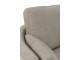 Šedé kulaté křeslo Swivel Grey - 98*107*88cm J-Line by Jolipa