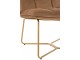 Hnědé sametové křeslo Lounge Lisa Brown - 65*58*85cm J-Line by Jolipa