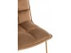Hnědé sametové křeslo Lounge Lisa Brown - 65*58*85cm J-Line by Jolipa