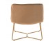 Hnědé sametové křeslo Lounge Lisa Brown - 65*58*85cm J-Line by Jolipa