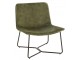 Zelené sametové křeslo Lounge Isabel Green - 71*68*78cm J-Line by Jolipa