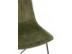 Zelená sametová jídelní židle Chair Isabel Green - 64*47*89cm J-Line by Jolipa
