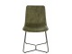 Zelená sametová jídelní židle Chair Isabel Green - 64*47*89cm J-Line by Jolipa