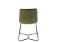 Zelená sametová jídelní židle Chair Isabel Green - 64*47*89cm J-Line by Jolipa