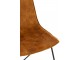 Okrová sametová jídelní židle Chair Isabel Ochre - 64*47*89cm J-Line by Jolipa