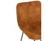 Okrová sametová barová stolička Barchair Isabel Ochre - 57*48*103cm J-Line by Jolipa