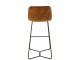 Okrová sametová barová stolička Barchair Isabel Ochre - 57*48*103cm J-Line by Jolipa