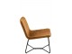Okrové sametové křeslo Lounge Isabel Ochre - 71*68*78cm J-Line by Jolipa