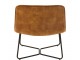 Okrové sametové křeslo Lounge Isabel Ochre - 71*68*78cm J-Line by Jolipa