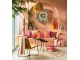 Okrové sametové křeslo Lounge Isabel Ochre - 71*68*78cm J-Line by Jolipa