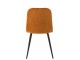 Okrová sametová jídelní židle Chair Claire Ochre - 46*44*86cm J-Line by Jolipa