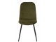 Zelená sametová jídelní židle Chair Claire Green - 46*44*86cm J-Line by Jolipa