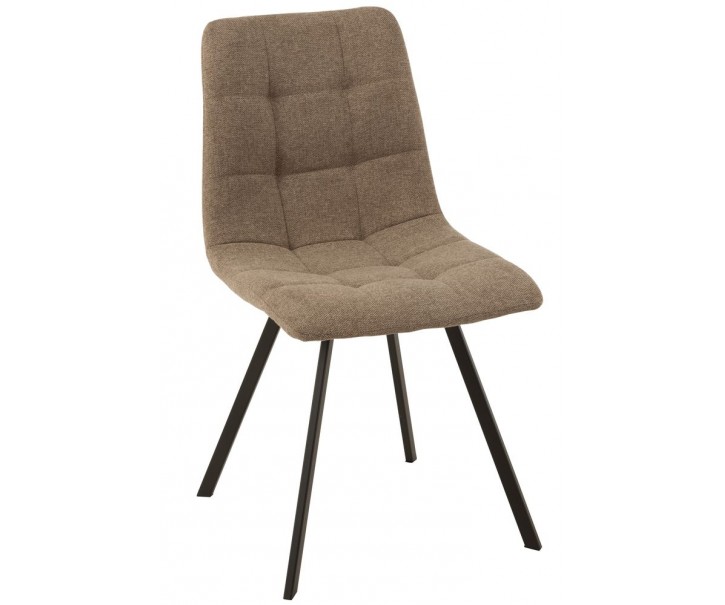 Béžová jídelní židle Chair Babette Beige - 55*47*82cm J-Line by Jolipa