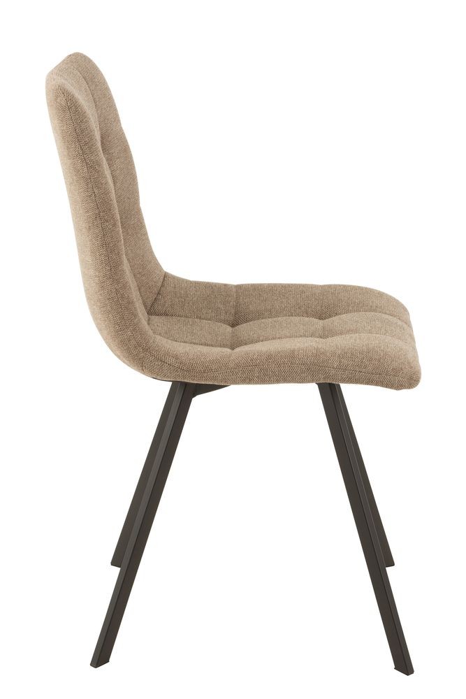 Béžová jídelní židle Chair Babette Beige - 55*47*82cm J-Line by Jolipa Béžová jídelní židle Chair Babette Beige - 55*47*82cm J-Line by Jolipa