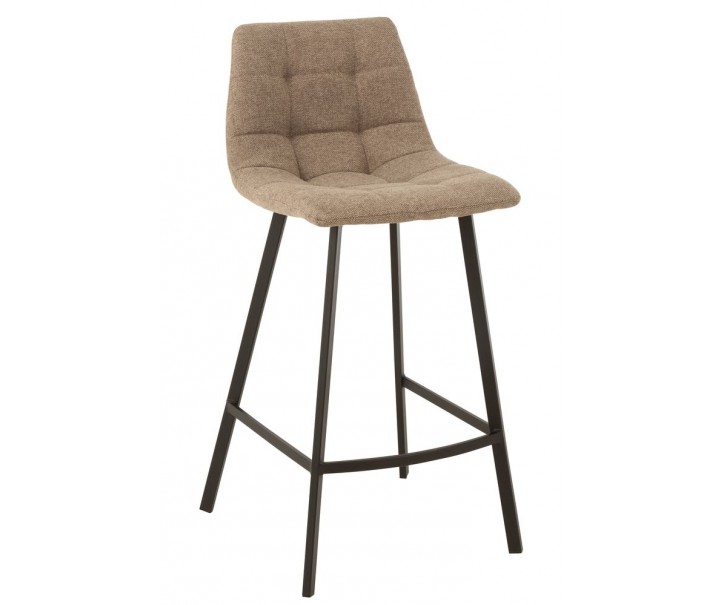 Béžová barová židle Barstool Babette Beige - 47*43*95cm J-Line by Jolipa
