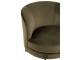 Zelené sametové kulaté křeslo Lounge chair Jammy Green - 71*67*66cm J-Line by Jolipa