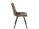 Šedá sametová jídelní židle Chair Morgan Grey - 45*54*86cm J-Line by Jolipa