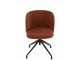Vínová sametová jídelní točící židle Chair Turn Burgundy - 56*48*77cm J-Line by Jolipa