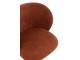 Vínová sametová jídelní točící židle Chair Turn Burgundy - 56*48*77cm J-Line by Jolipa