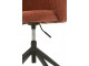 Vínová sametová jídelní točící židle Chair Turn Burgundy - 56*48*77cm J-Line by Jolipa