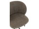 Šedá sametová jídelní točící židle Chair Turn Grey - 56*48*77cm J-Line by Jolipa
