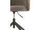 Šedá sametová jídelní točící židle Chair Turn Grey - 56*48*77cm J-Line by Jolipa