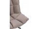 Šedé sametové relaxační křeslo Chair Relax Bubby Grey - 78*73*92cm J-Line by Jolipa