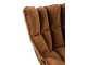 Hnědé sametové relaxační křeslo Chair Relax Bubby Brown - 78*73*92cm J-Line by Jolipa
