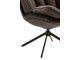 Tmavě šedé sametové relaxační křeslo Chair Relax Bubby Grey - 78*73*92cm J-Line by Jolipa