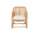 Přírodní ratanové křeslo Casablanca Rattan Natural - 65*63*65cm J-Line by Jolipa