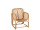 Přírodní ratanové křeslo Casablanca Rattan Natural - 65*63*65cm J-Line by Jolipa