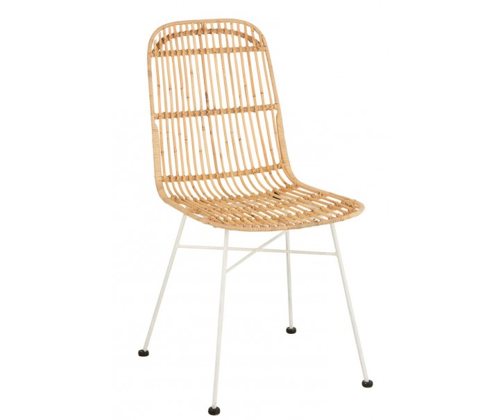 Přírodní ratanová jídelní židle Emmi Rattan Natural - 58*44*88cm J-Line by Jolipa