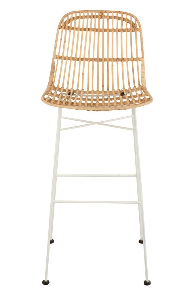 Přírodní ratanová barová židle Emmi Rattan Natural - 47*42*92cm J-Line by Jolipa Přírodní ratanová barová židle Emmi Rattan Natural - 47*42*92cm J-Line by Jolipa
