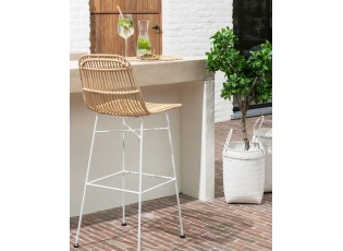 Přírodní ratanová barová židle Emmi Rattan Natural - 47*42*92cm