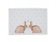 6ks bavlněné prostírání s motivem králíčků a srdíček Bunnies in Love - 48*33cm Clayre & Eef