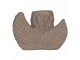 Šedý antik cementový květináč Anděl - 23*13*17cm Clayre & Eef