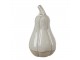 Béžová porcelánová dekorace dýně Pumpkin S - Ø 7*12cm Clayre & Eef