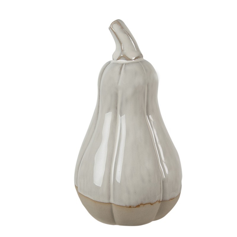 Béžová porcelánová dekorace dýně Pumpkin M - Ø 9*15 cm Clayre & Eef Béžová porcelánová dekorace dýně Pumpkin M - Ø 9*15 cm Clayre & Eef